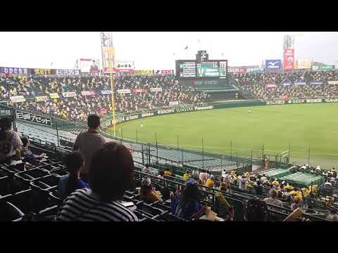 阪神 大山3号ソロホームラン(現地映像)2020年7月10日