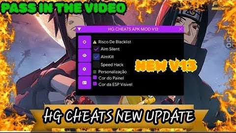 HG CHEATS NEW UPDATE V13|AIMKILL-AUTOILL| HG CHEAT MOD MENU FREE| NO BAN NO BLACKLIST| MOBILE PANEL 