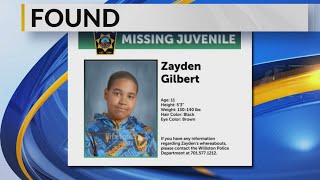 Williston police find missing 11-year-old boy