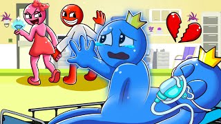 Pink & Red Abandoned!? Blue Sick Enough to D**!! | RAINBOW FRIENDS 2 ANIMATION | Rainbow Magic TDC