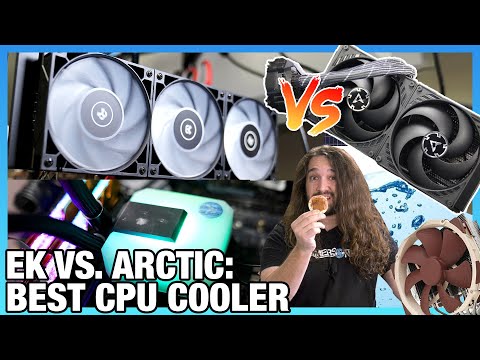 EK AIO 360 & 240 D-RGB Cooler Review vs. Arctic Liquid Freezer, Noctua, & More