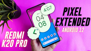 Pixel Extended Android 12 Beta Update on Redmi K20 Pro - Android 12 is Love ❤