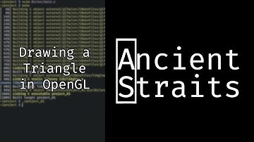 Drawing a Triangle in OpenGL (OpenGL Tutorial #2)