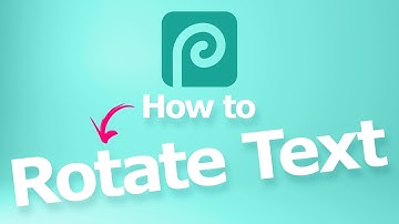 How to rotate text in Photopea