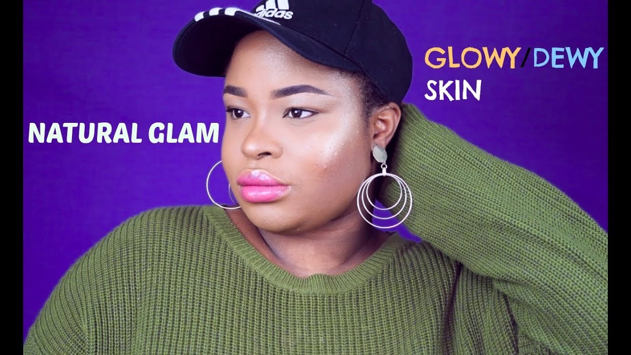 NATURAL GLAM GLOWY DEWY SKIN MAKEUP TUTORIAL JENNY FYN YouTube