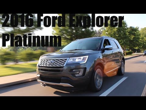 Review: 2016 Ford Explorer Platinum