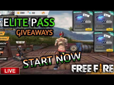 Elite Pass Giveaway Start In Freefire Live Hindi اليمن Vlip Lv