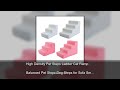 High Density Pet Steps Ladder Cat Ramp Balanced Pet Steps Dog Steps for Sofa Small Dogs and Cat