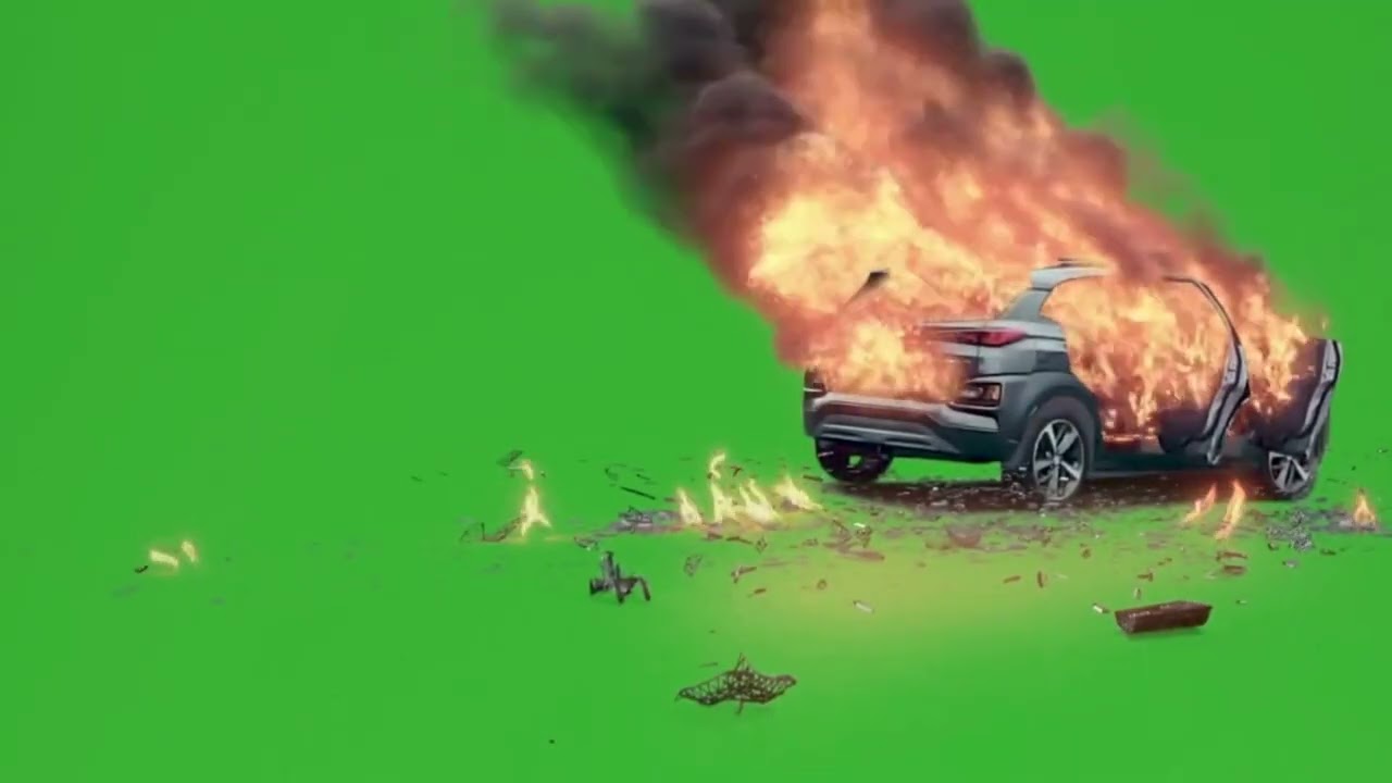 Blast Green Screen Video || Explosion Effect || Chroma Key || Content For Creators
