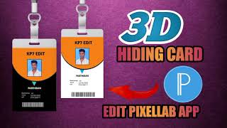 How to ID card design to pixellab tamil kp7 edit
