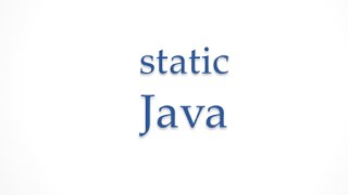 Famous Static - Java Profile