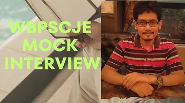 WBPscJE mock interview [] Wbpsc JE interview guidance program [] Civil engineering Mock interview