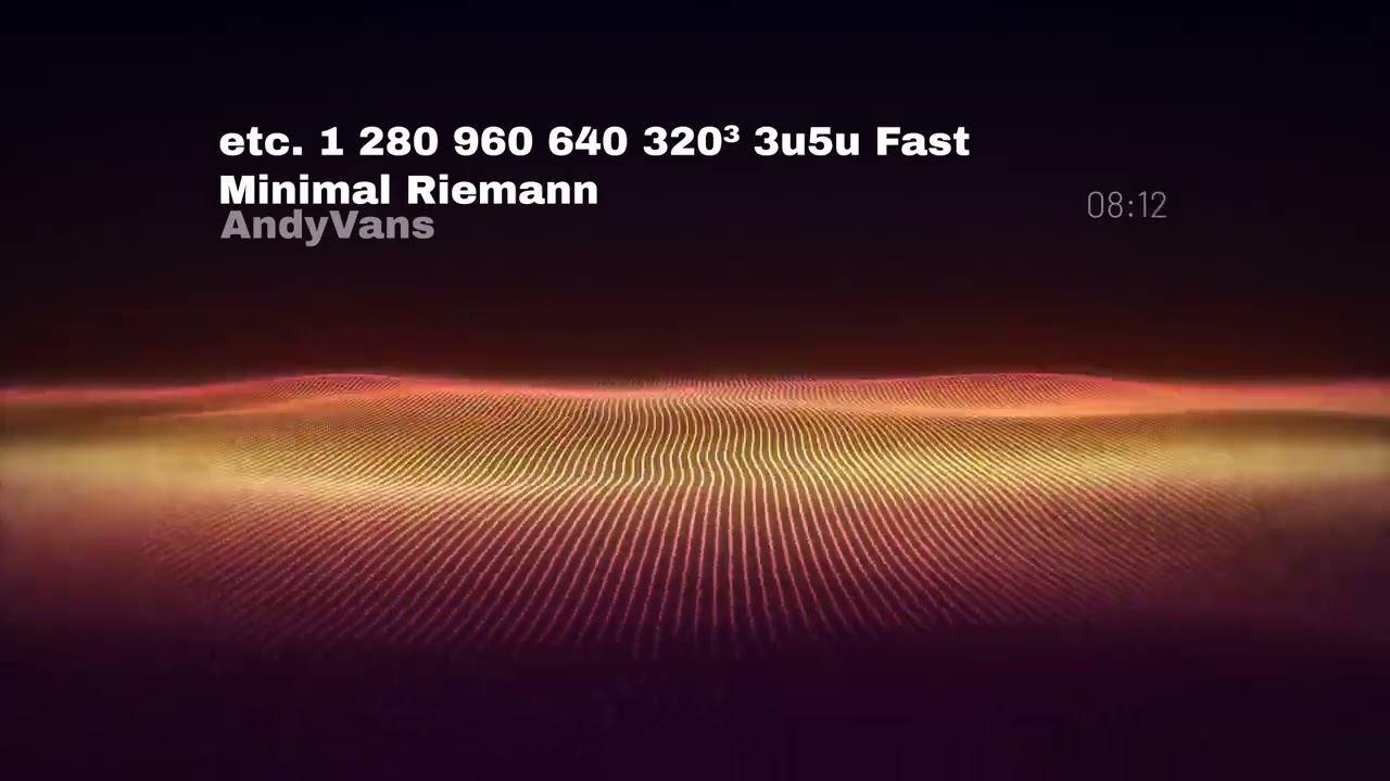 AndyVans etc  1 280 960 640 320³ 3u5u Fast Minimal Riemann Hypnotic Waves Visualizer 1080p