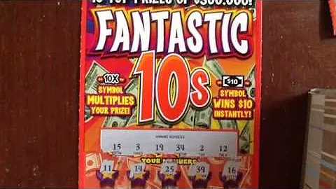 $10 Fantastic 10's - Diane Polk - PA Lottery - 800...