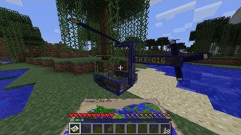 Minecraft Mod Reviews | THX HELICOPTER MOD Review / Showcase 1.8.6