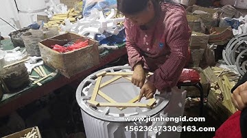 Assembling for lost foam process on motor body