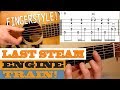 "Last Steam Engine Train" - Leo Kottke Style | FINGERPICKING Guitar Lesson with TAB