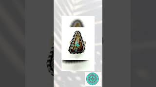 Navajo Number 8 Turquoise Ring Adjustable Size 8 Sterling Silver S. Skeets