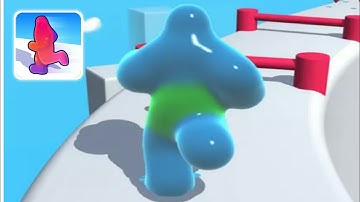 Blob runner 3d - All levels gameplay Android,ios Lvls 53-56
