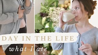 DAY IN THE LIFE VLOG | What I Ate, Bump Update + Midwife Appointment!