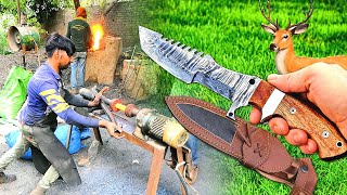The Secret to Crafting the Perfect Hunting Blade Forging a Damascus Knife