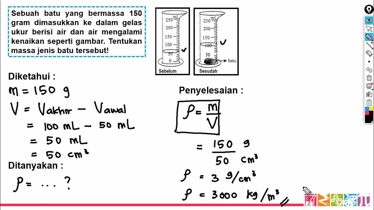 Massa Jenis Benda (IPA SMP) - YouTube