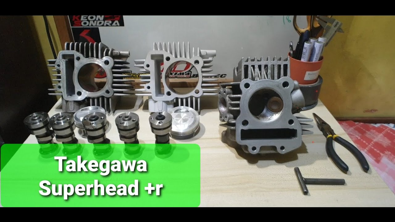 Takegawa Superhead +R for Kawasaki Fury125 KSR110 Nexus112