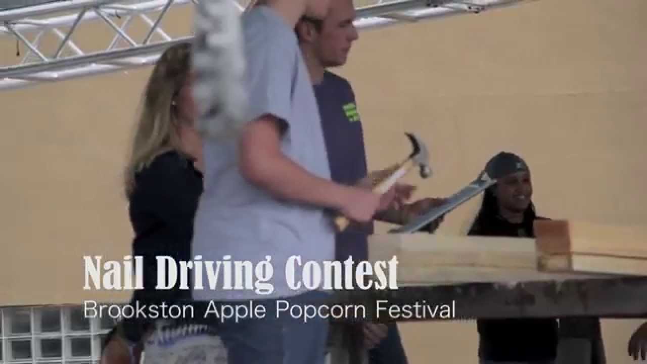 Nail Driving Contest YouTube