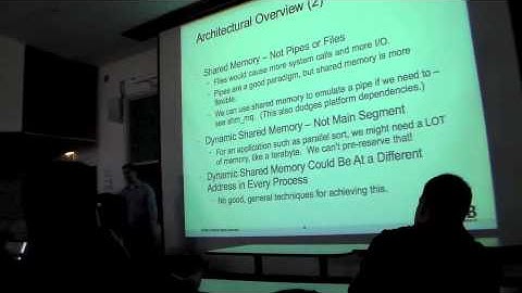 Implementing Parallelism in PostgreSQL - PG Con 2014