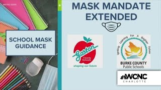 School districts in Burke, Gaston counties extending mask mandate