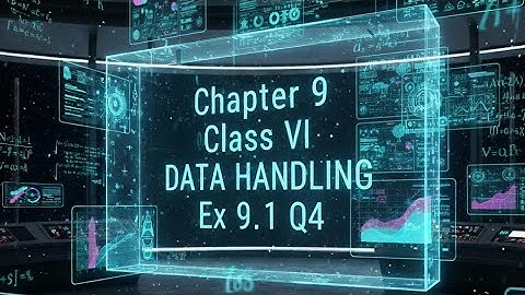 Ex.9.1 (Q 4) chapter 9 | Data handling| Class 6| #education #maths  #ncert #datahandling