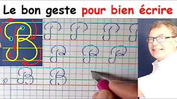 Comment dessiner un B majuscule ?