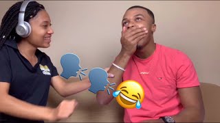 Couple Whisper Challenge! (Extremely funny) 😂