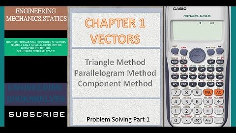 Properties of Vectors l Engineering Mechanics: Statics: Chapter 1: Solution to Problems 1.22-1.23