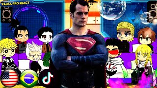 S-Class Heroes Reacting To Super Man || Dc || Part 1 Gacha