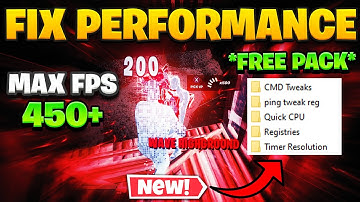 How To Fix Performance Mode in Fortnite! *BOOST FPS* (Textures Not Loading/Rendering Bug Fix)