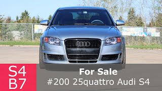 For sale 25quattro Audi S4 - Walk around Road Test History