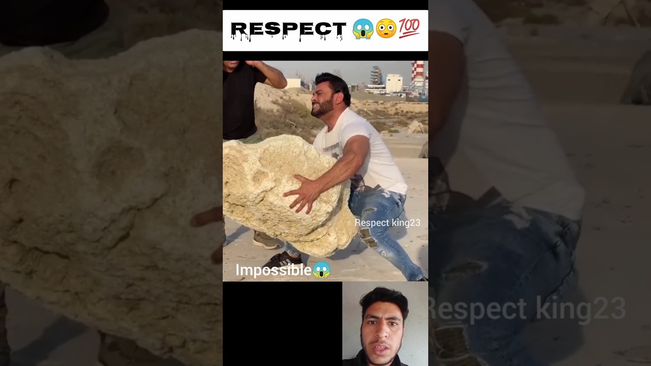 bahut bada Pathar uthaya😳 Respect king23 