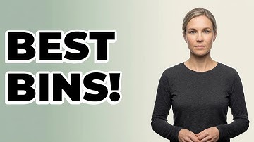 What Kind Of Bins Work For Organizing Cleaning Supplies?