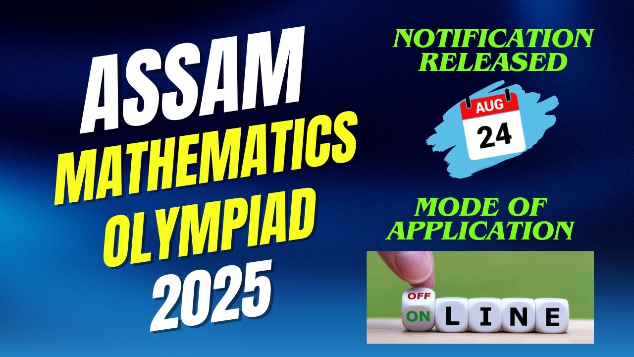 📢 Assam Mathematics Olympiad 2025 | Official Notification Out ...