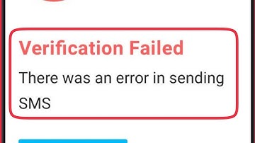 How To Fix Verification Failed || There was an error in Sending SMS in Paytm
