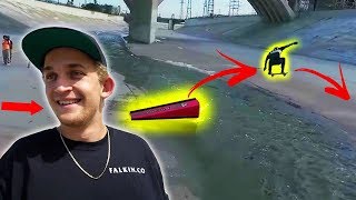 20 Foot Ollie Over the LA River!