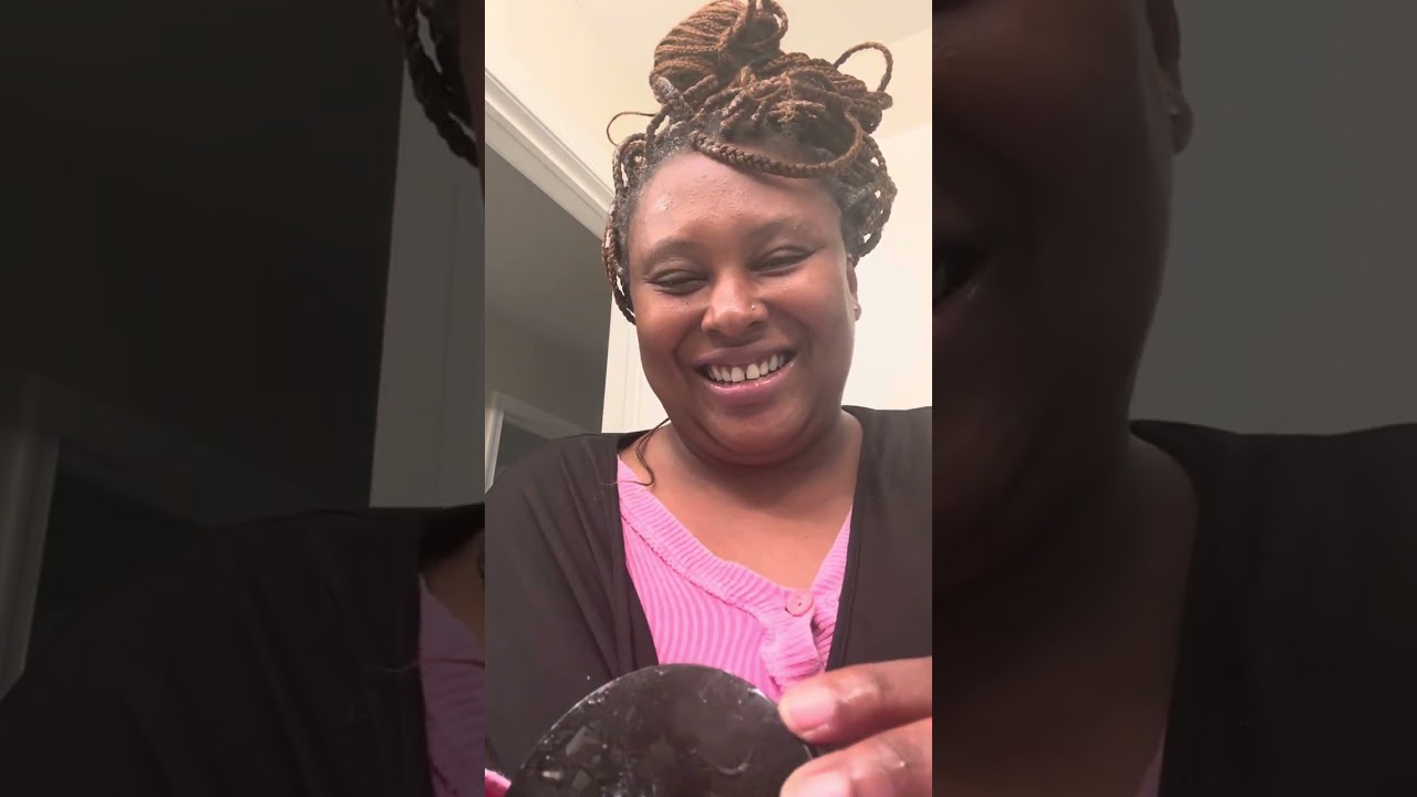 Deep conditioning my box braids