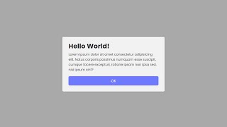 How To Make Popup In HTML CSS & JavaScript   Create Modal In HTML