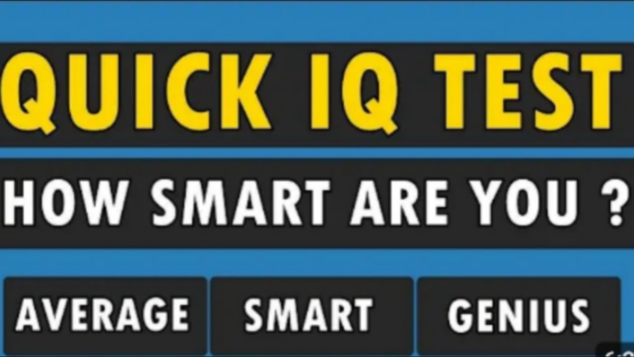 GENIUS 🔴test brain test genius test for iQ. iQ test for genius. BRAIN ...