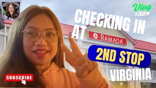 2ND HOTEL STOP! Checking In at RAMADA Wytheville 🏨 🤯🛎 #travel #vlog #couple