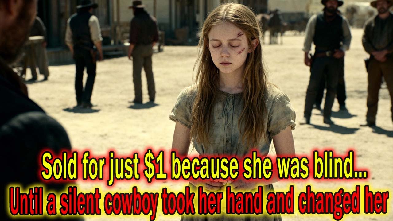 They Sold the Blind Girl for a Dollar — Until the Silent Cowboy Took Her Hand and Changed Everything