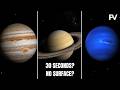 POV: 30 Seconds Inside 3 Planets With No Surface. 😱🟠🪐🔵⚠️