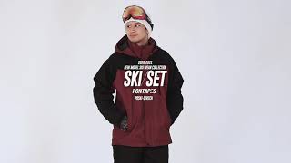【OC STYLE】20-21スノーウェア, PONTAPES（ポンタぺス） ストレッチスキー STYLE SET