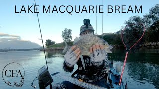 Fishing Lake Macquarie | catching bream | kayak fishing